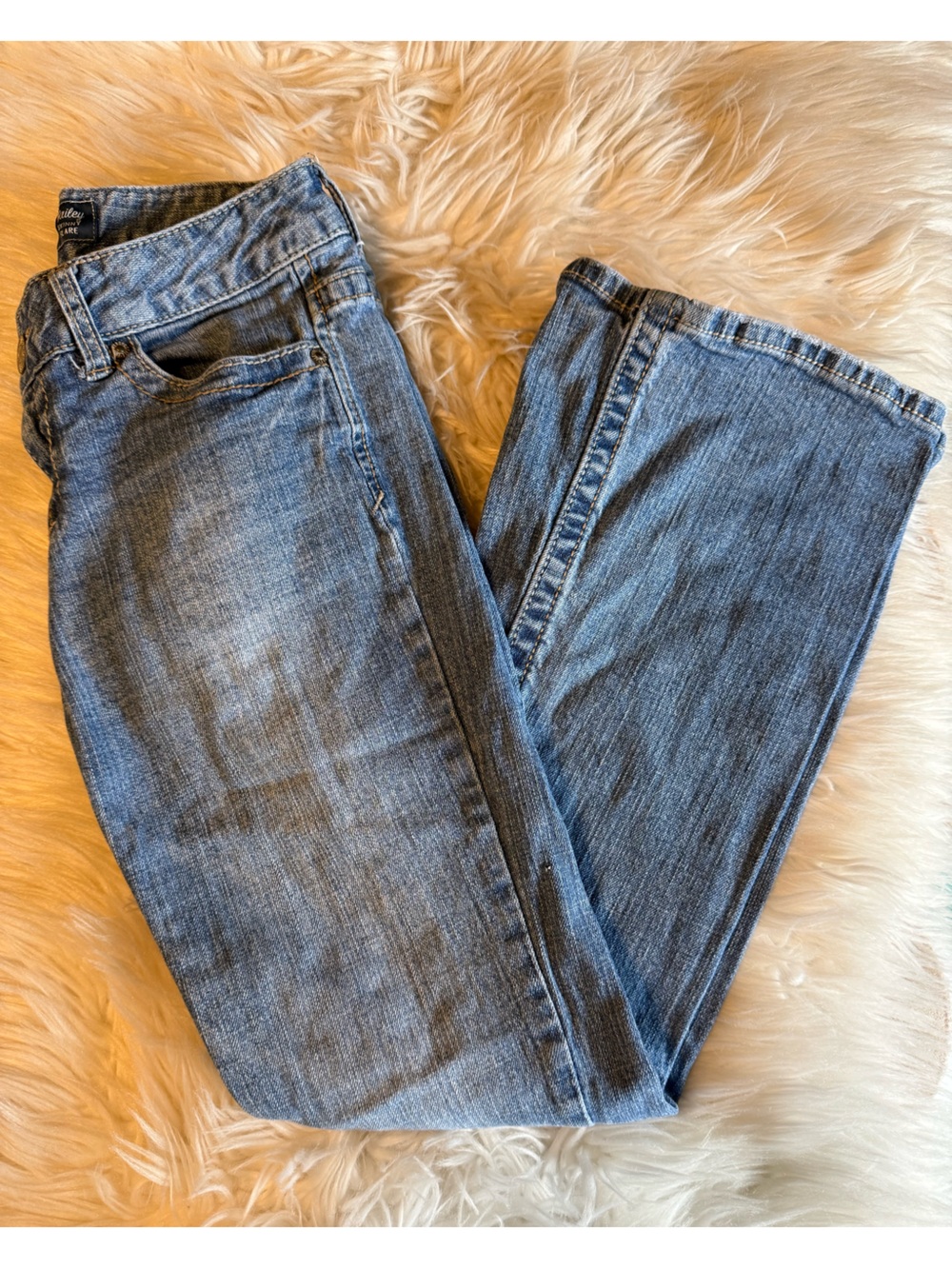 Y2K Women’s Aeropostale Hailey Skinny Flare blue jeans